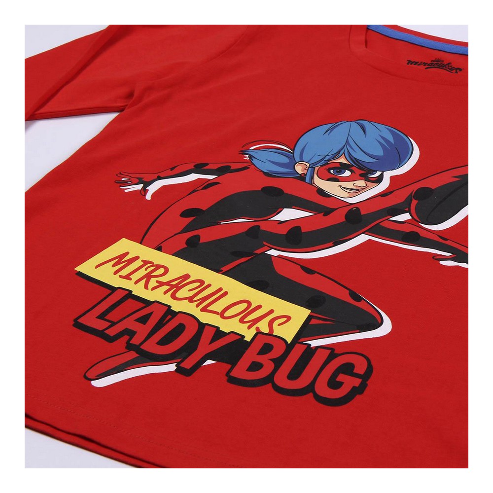 Pijama Infantil Lady Bug Roșu - Mărime 10 Ani