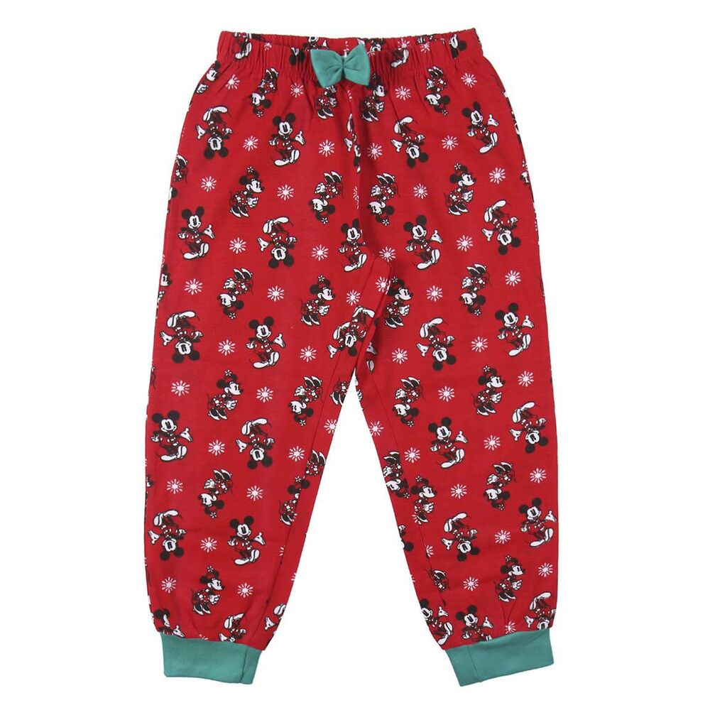 Pijama Infantil Mickey Mouse Roșu - Mărime 4 Ani