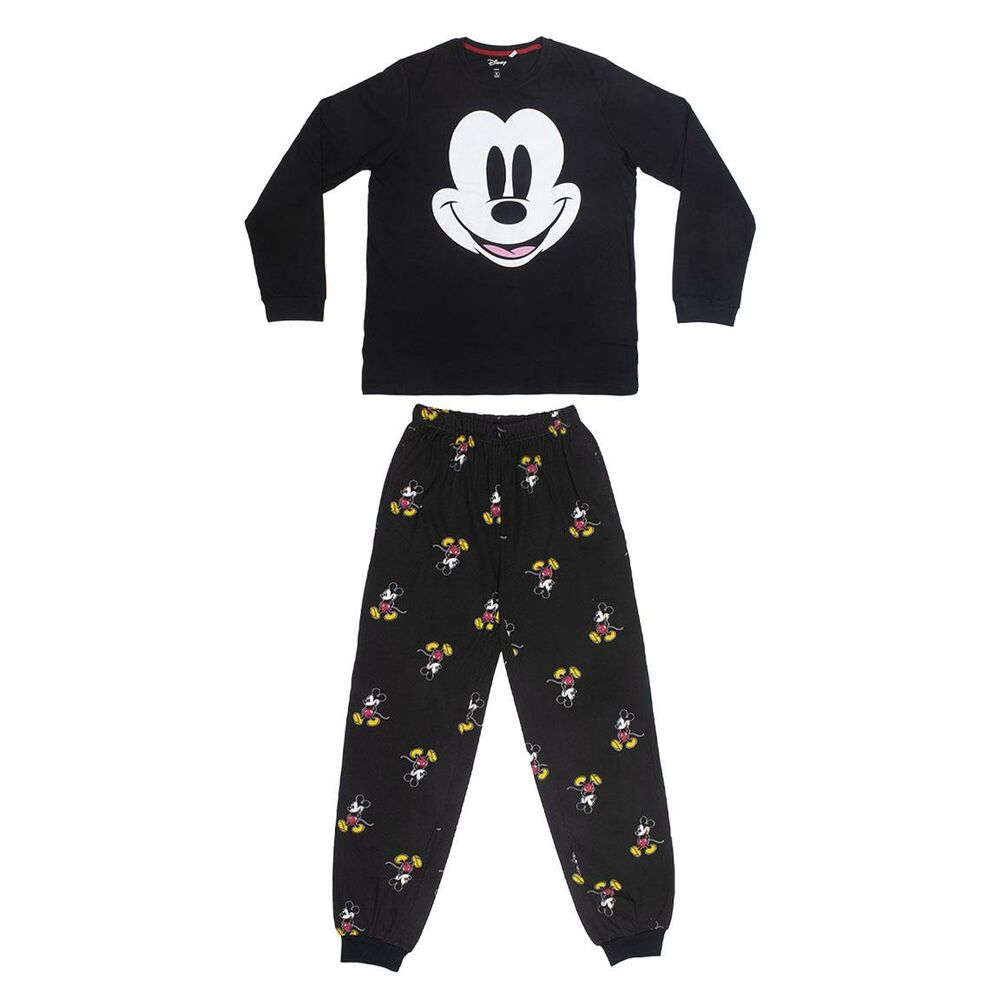 Pijama Mickey Mouse Bărbați Negru - Mărime M