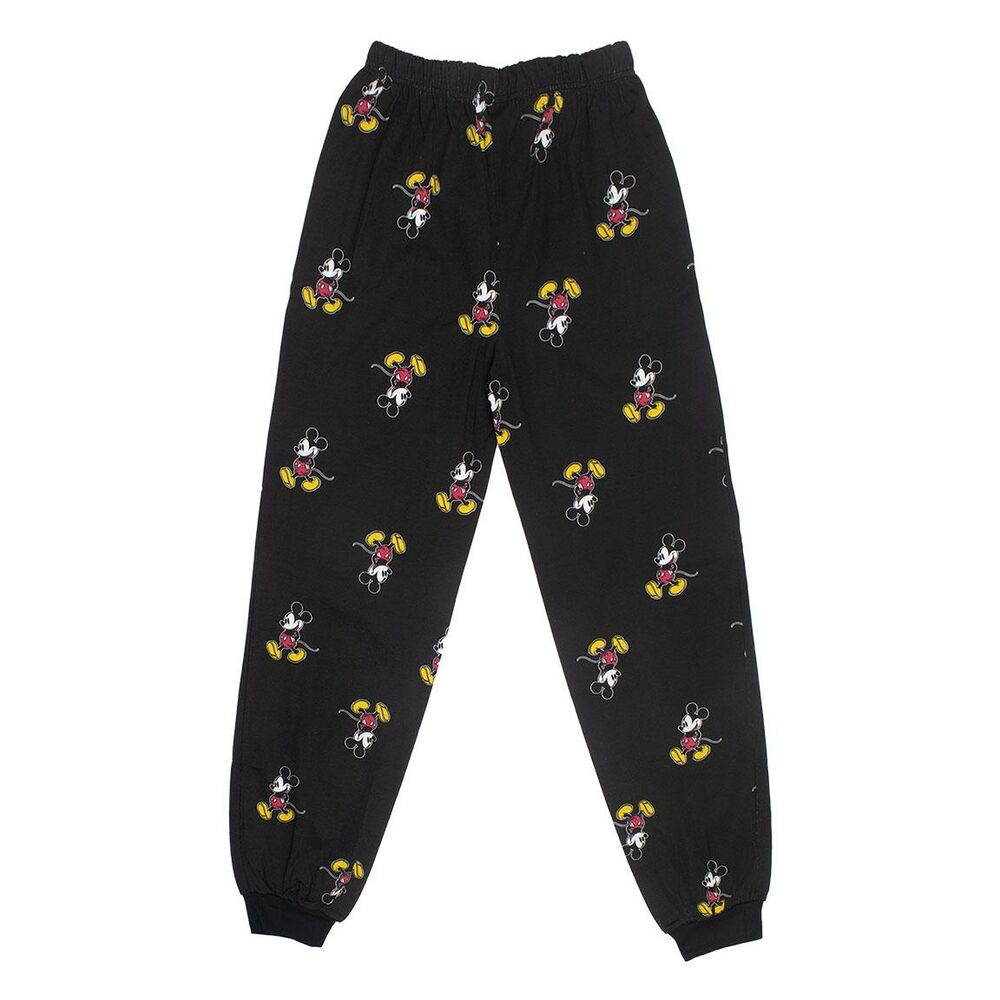 Pijama Mickey Mouse Bărbați Negru - Mărime S