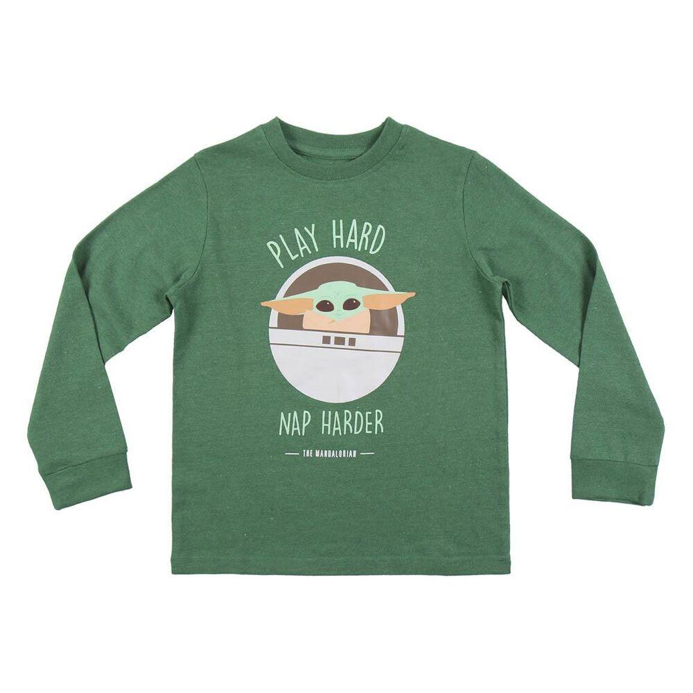 Pijama Infantil The Mandalorian Verde - Mărime 6 Ani