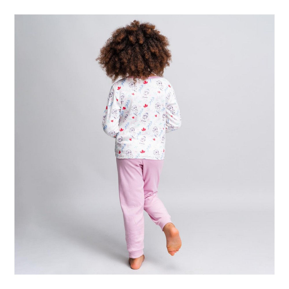 Pijama Infantil Frozen Bej - Mărime 4 Ani