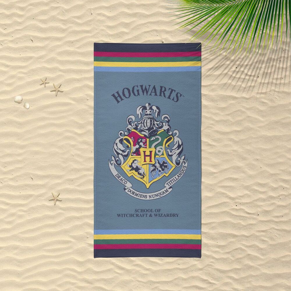 Prosop de Plajă Harry Potter Albastru (70 x 140 cm)