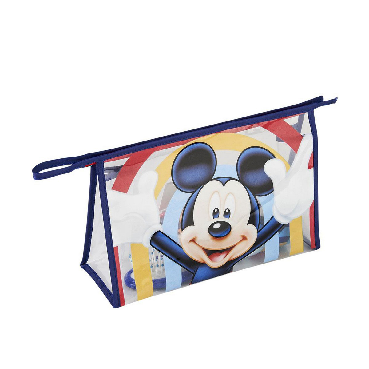 Set de Toaletă pentru Copii de Voiaj Mickey Mouse Albastru (23 x 16 x 7 cm) (4 pcs)
