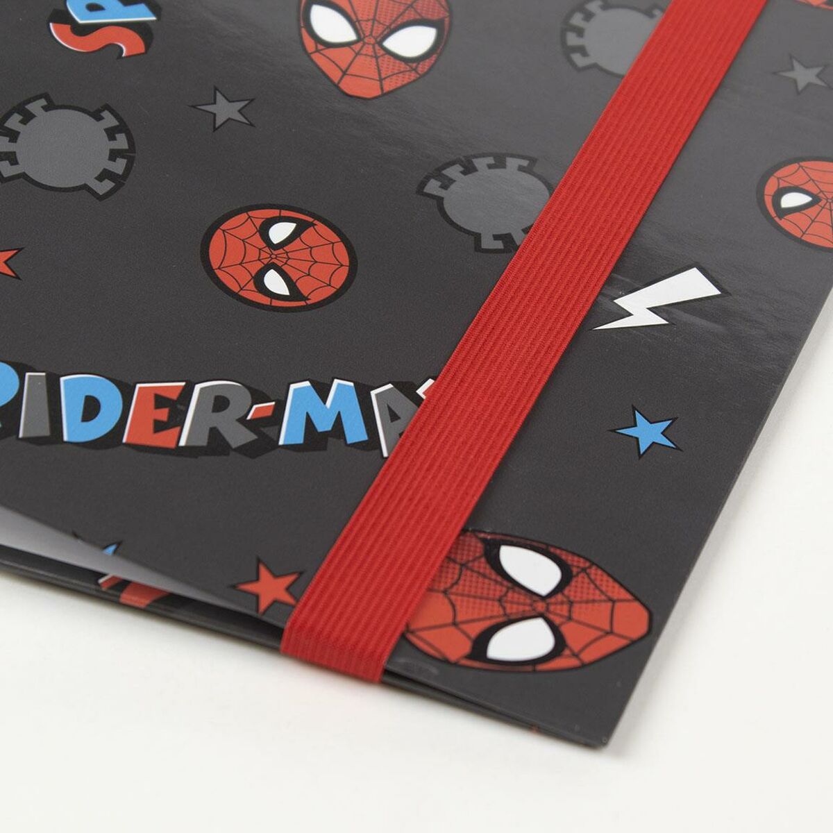 Biblioraft Spiderman A4 Negru (26 x 32 x 4 cm)