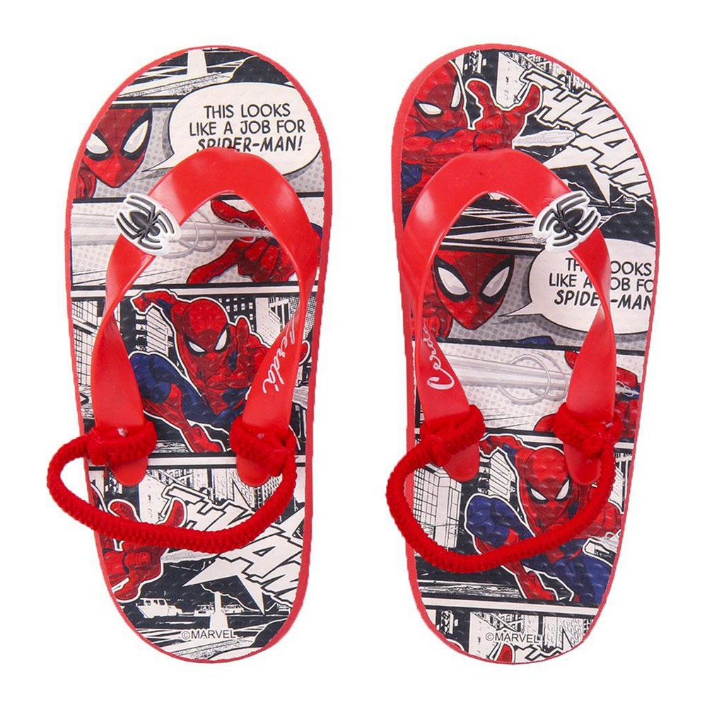 Șlapi pentru Copii Spiderman Roșu - Mărime la picior 34-35
