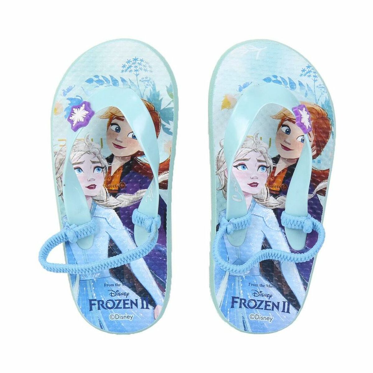 Șlapi pentru Copii Frozen Albastru - Mărime la picior 34-35