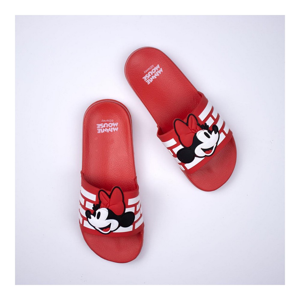 Șlapi pentru Copii Minnie Mouse Roșu - Mărime la picior 35