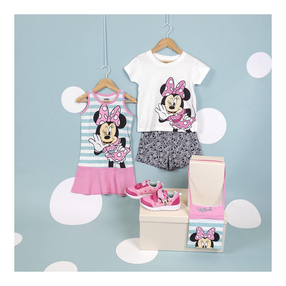 Rochie Minnie Mouse Albastru - Mărime 6 Ani