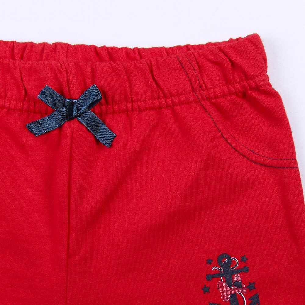 Set de lenjerie/haine Minnie Mouse Roșu Bleumarin - Mărime 6 Luni