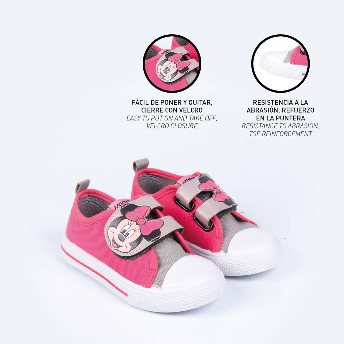 Adidași Casual Copii Minnie Mouse Roz - Mărime la picior 31