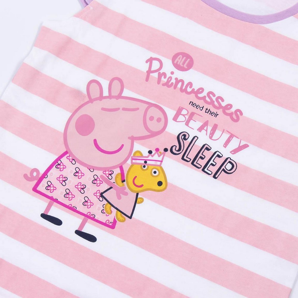 Pijamaua de Vară Peppa Pig Mov Roz - Mărime 4 Ani