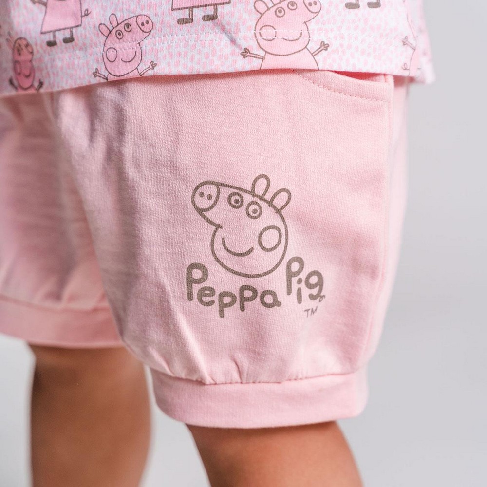 Set de lenjerie/haine Peppa Pig Roz - Mărime 12 Luni