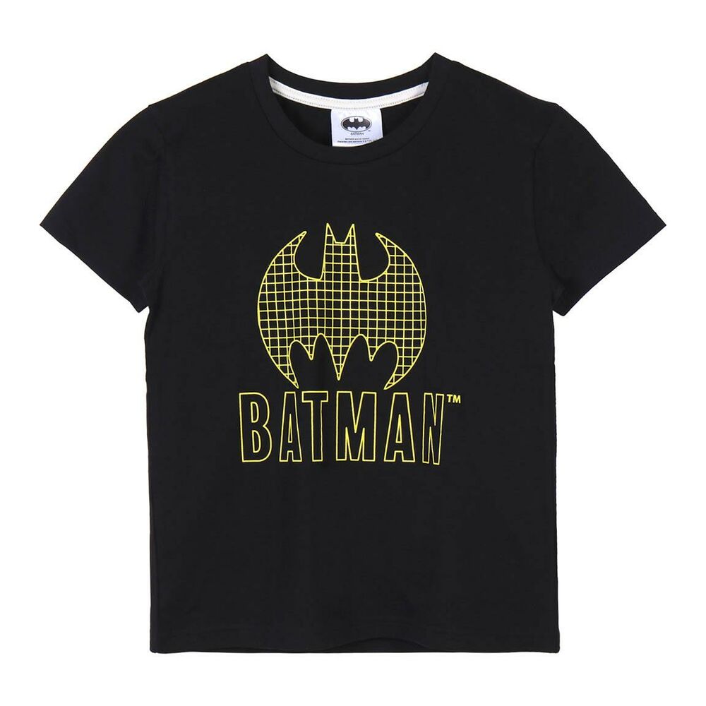 Tricou cu Mânecă Scurtă pentru Copii Batman Negru - Mărime 12 Ani