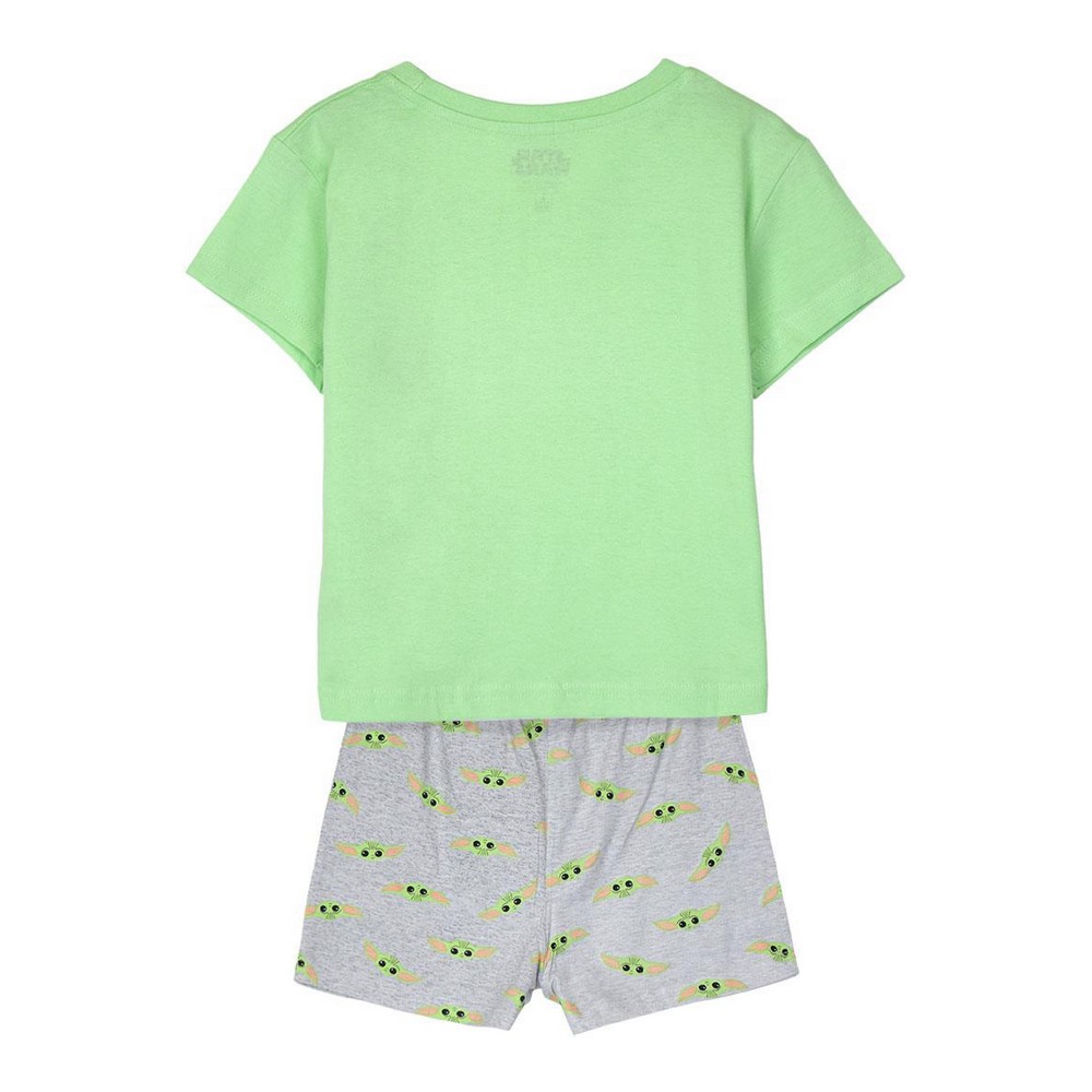 Pijamaua de Vară The Mandalorian Infantil Verde deschis - Mărime 4 Ani