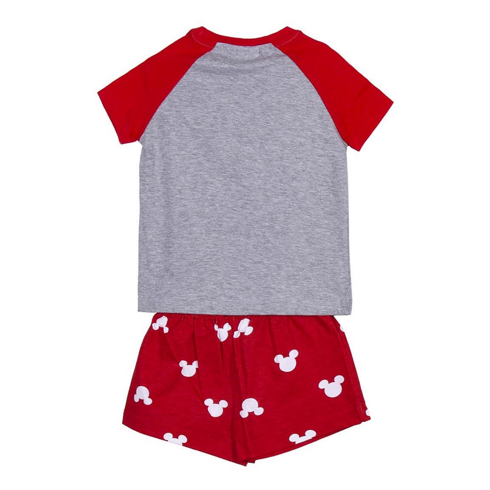 Pijamaua de Vară Minnie Mouse Roșu Gri - Mărime 6 Ani