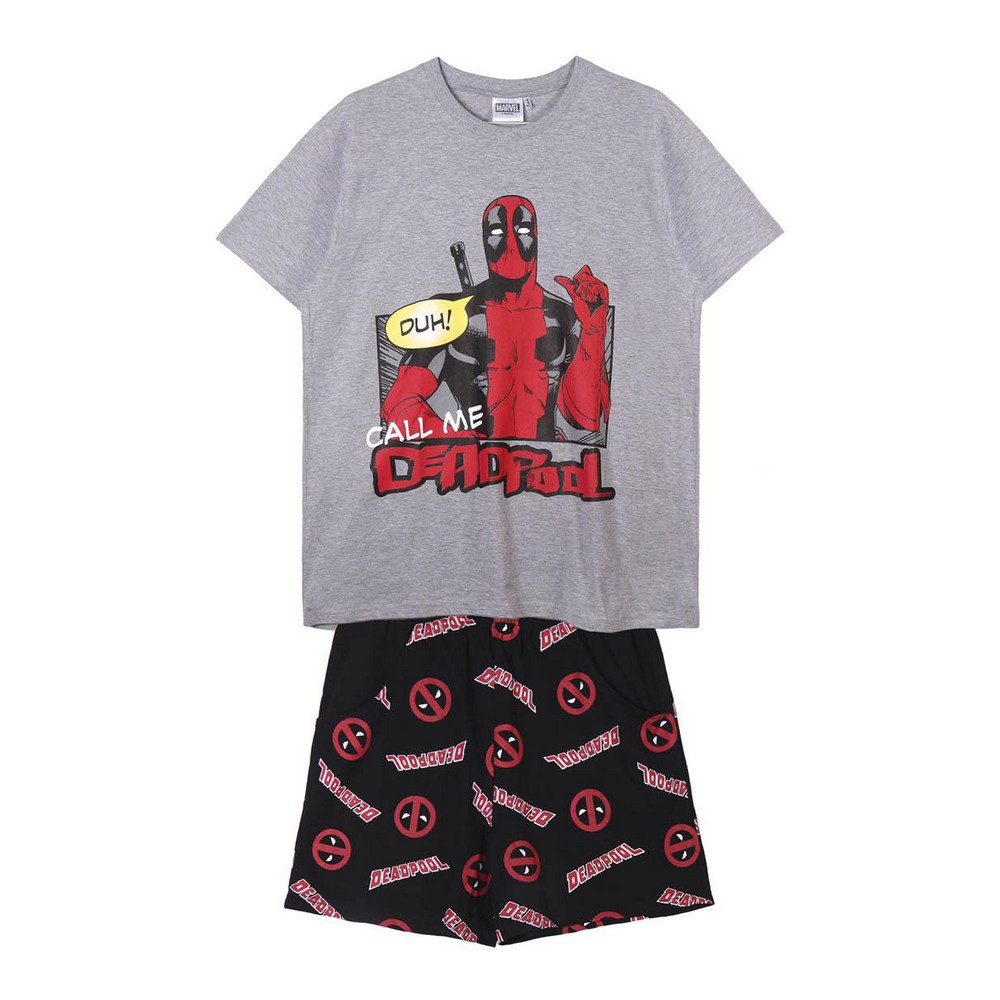 Pijama Deadpool Bărbați Gri - Mărime S