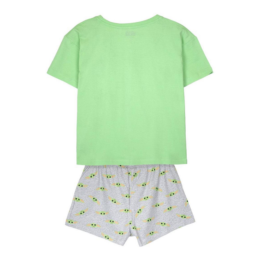 Pijamaua de Vară The Mandalorian Femeie Verde deschis - Mărime XL