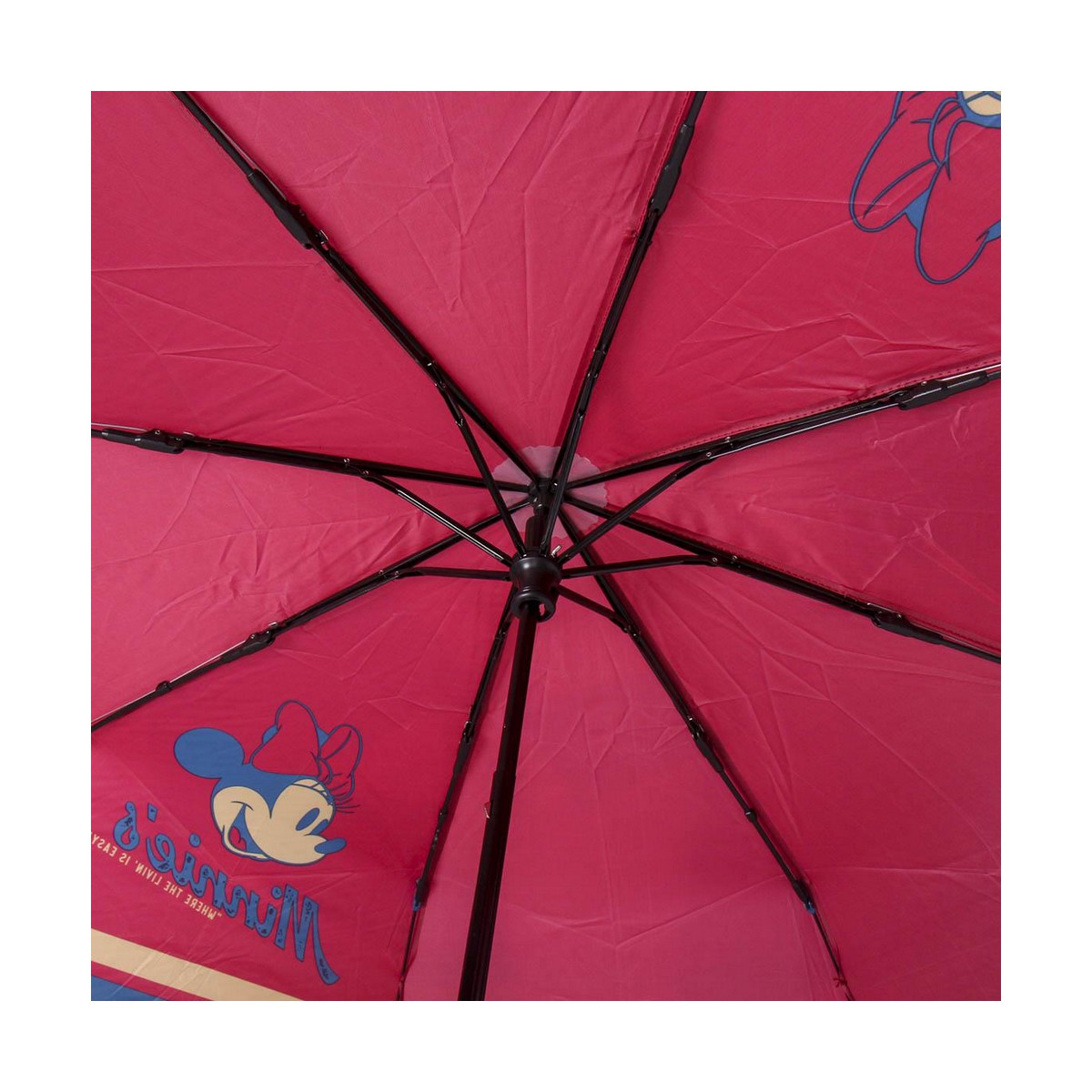 Umbrelă Pliabilă Minnie Mouse Roșu (Ø 97 cm)