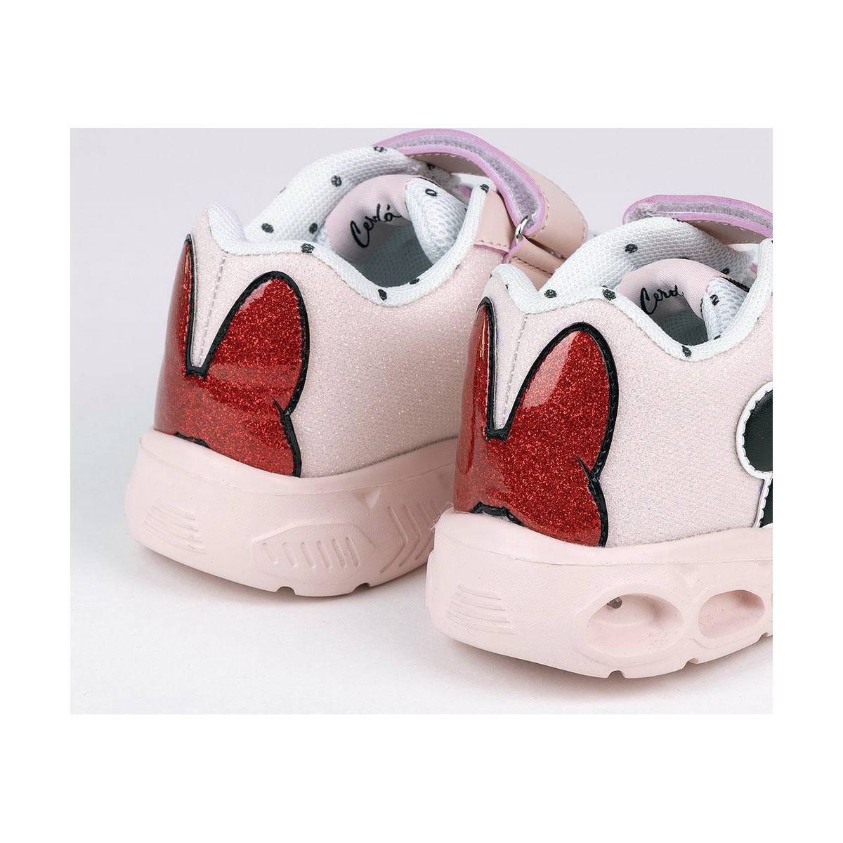 Adidași cu LED Minnie Mouse Roz - Mărime la picior 30