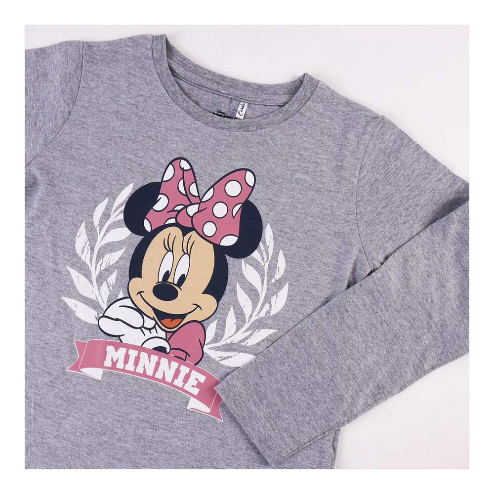 Pijama Infantil Minnie Mouse Gri - Mărime 2 Ani