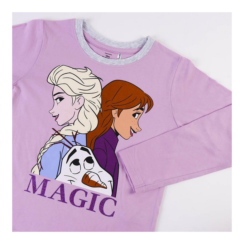 Pijama Infantil Frozen Gri - Mărime 3 Ani