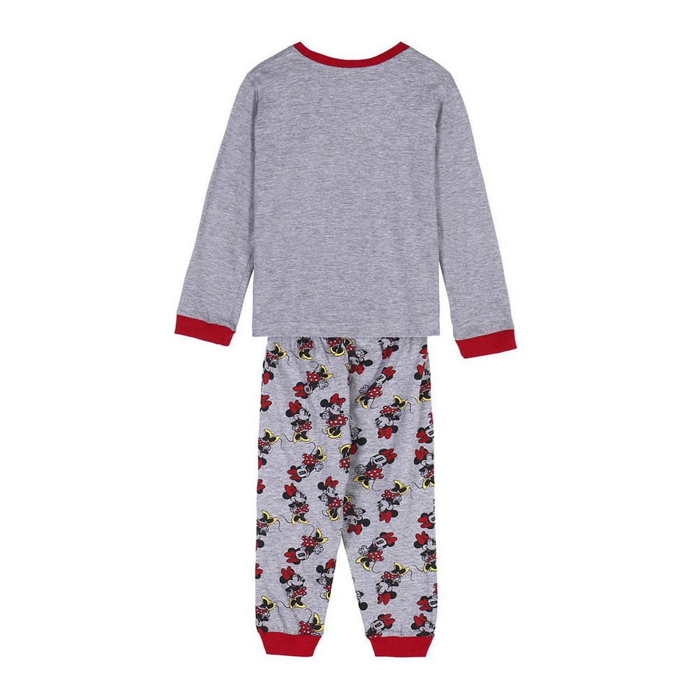 Pijama Infantil Minnie Mouse Gri - Mărime 10 Ani