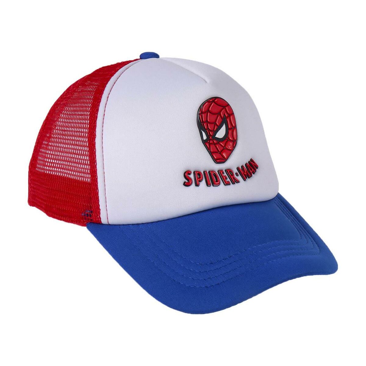 Șapcă pentru Copii Spiderman Alb (55 cm)