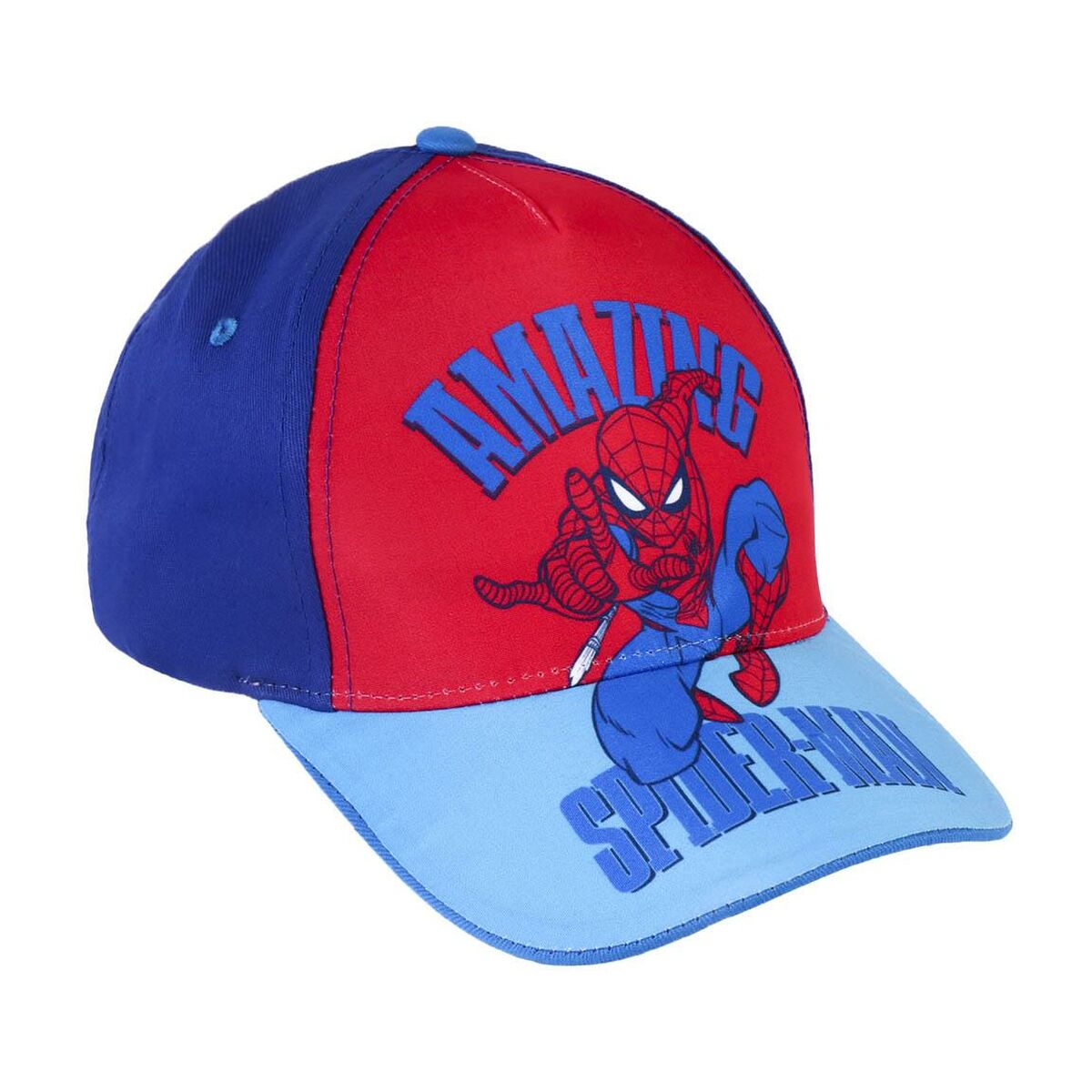 Șapcă pentru Copii Spiderman Albastru (53 cm)