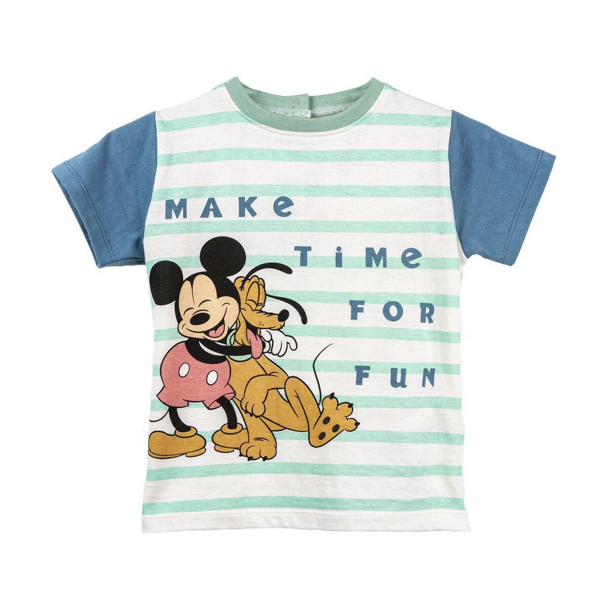 Tricou cu Mânecă Scurtă Mickey Mouse Infantil Multicolor - Mărime 18 Luni