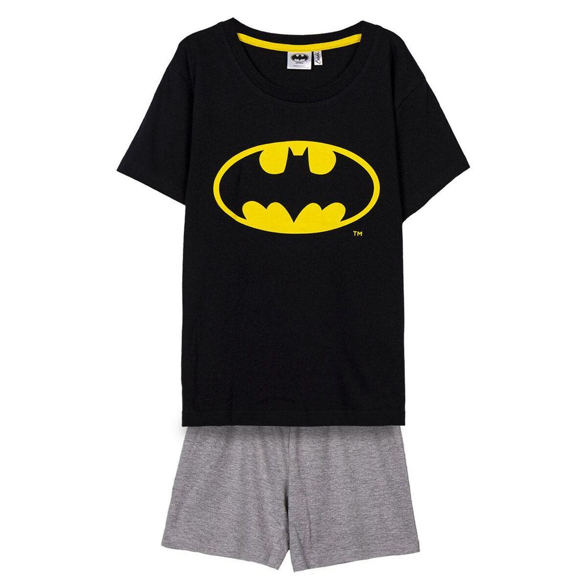 Pijama Infantil Batman Negru - Mărime 12 Ani