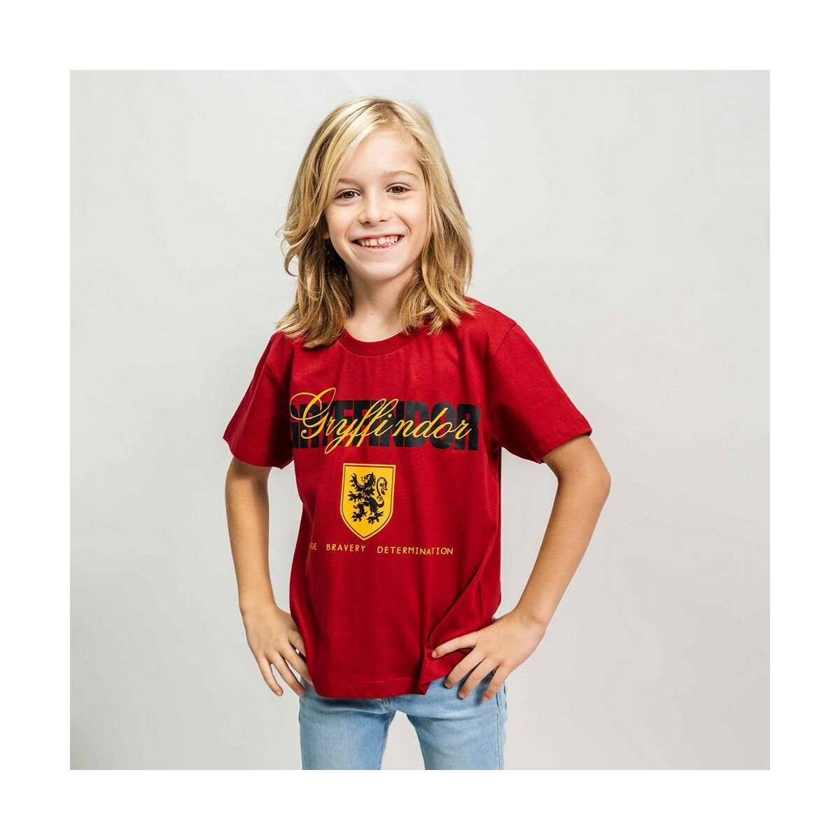 Tricou cu Mânecă Scurtă Harry Potter Roșu - Mărime 6 Ani