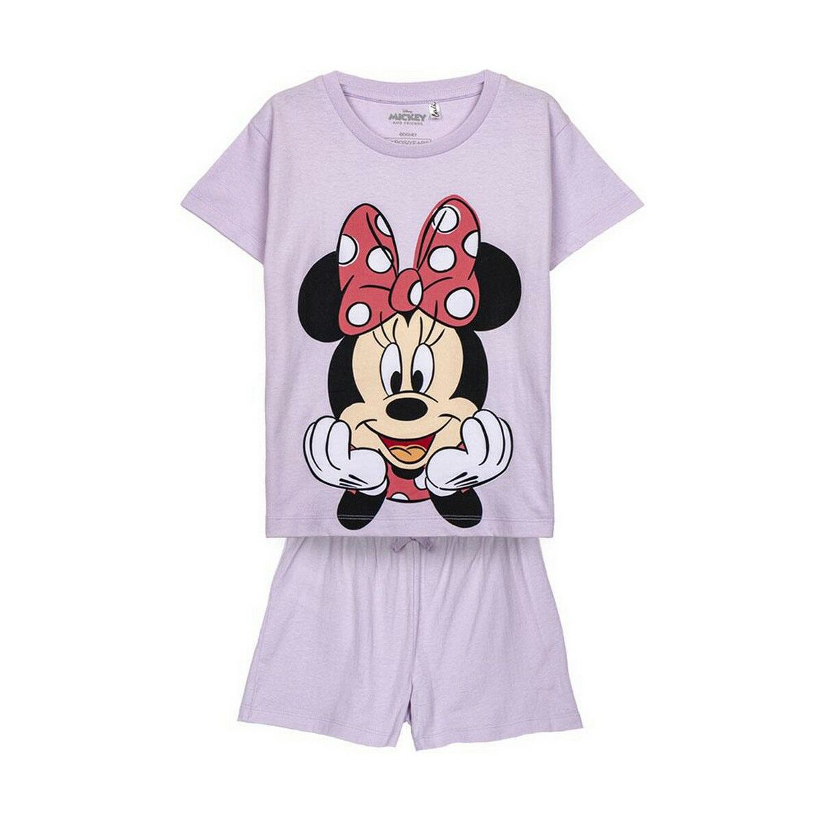 Pijama Infantil Minnie Mouse Mov - Mărime 4 Ani