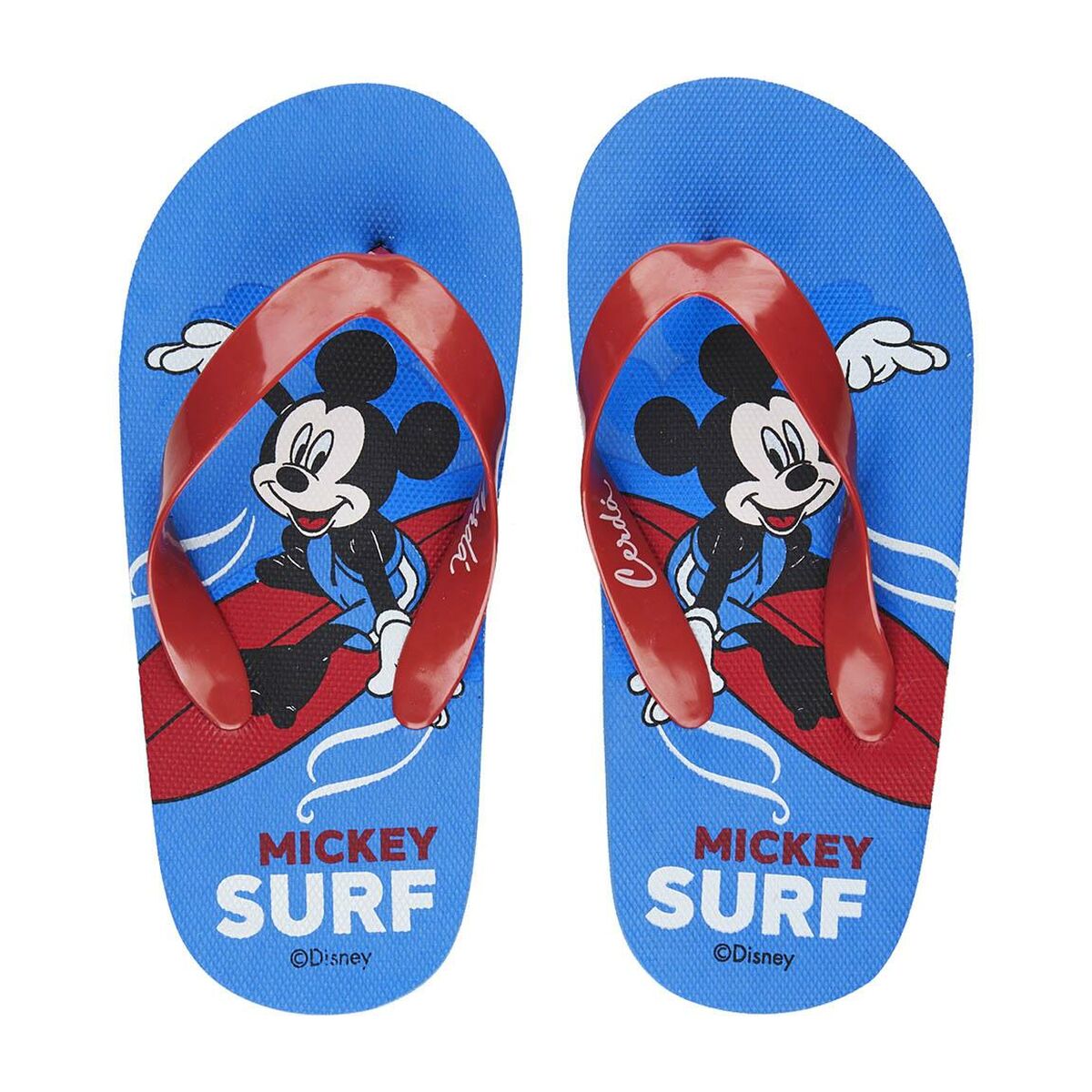 Șlapi pentru Copii Mickey Mouse Albastru - Mărime la picior 28-29