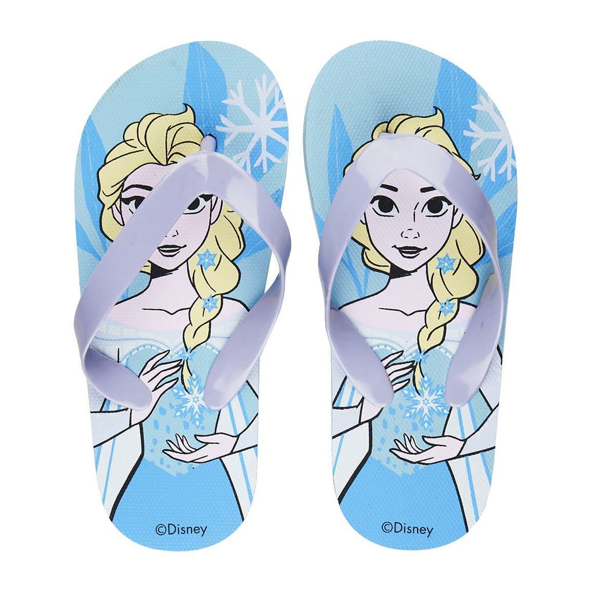Șlapi pentru Copii Frozen Albastru - Mărime la picior 32-33