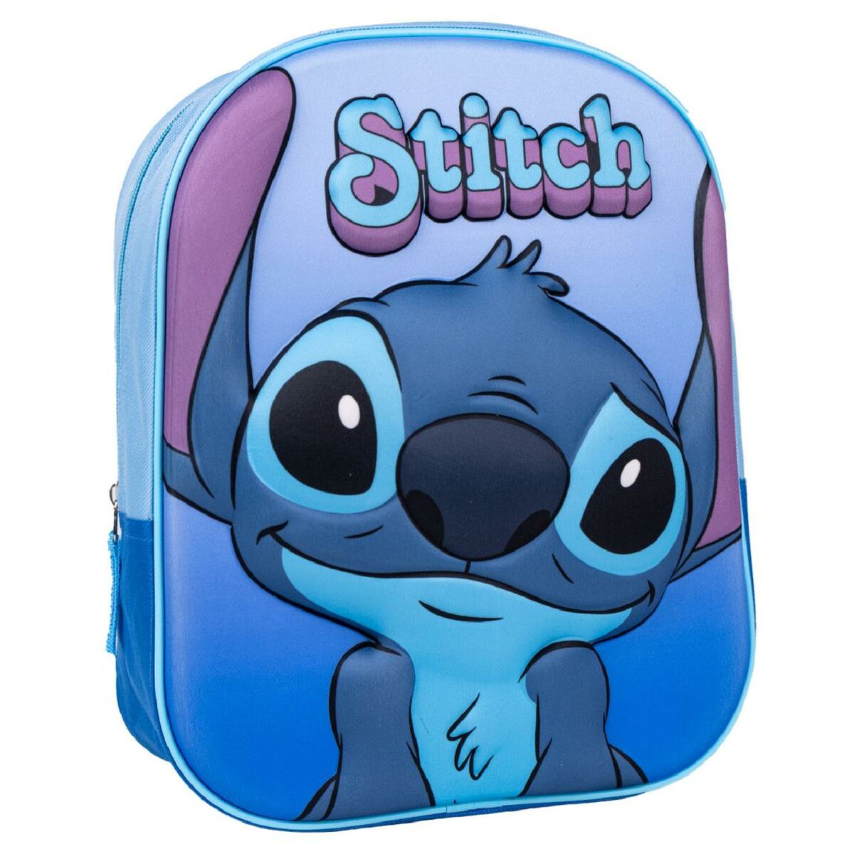 Ghiozdan 3D Stitch Albastru 25 x 31 x 10 cm
