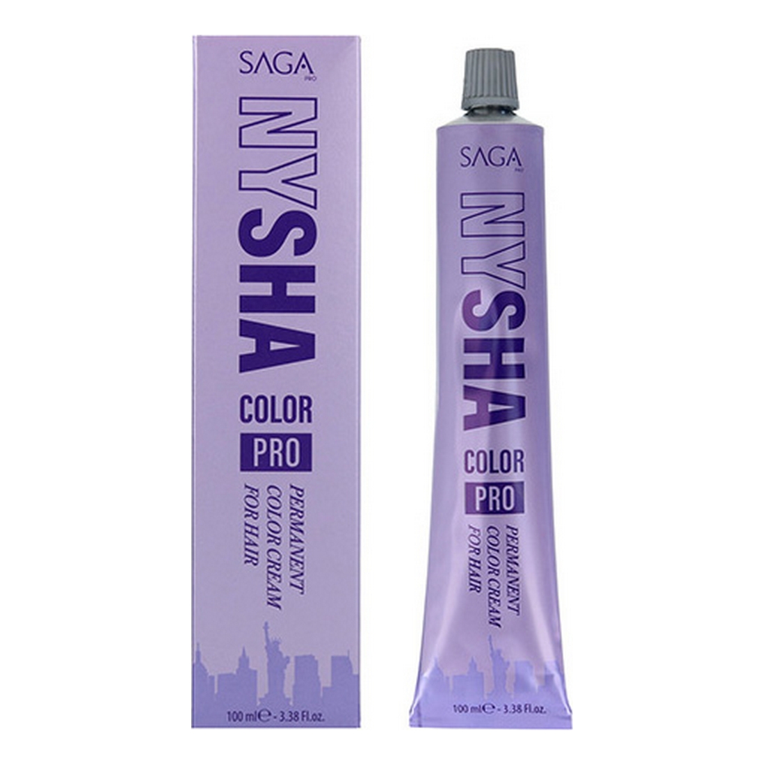 Vopsea Permanentă Shine Inline Saga Nysha Color Pro Nº 7.0 (100 ml)