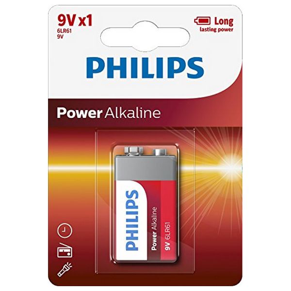 Baterie Alcalină Philips 6LR61 9V