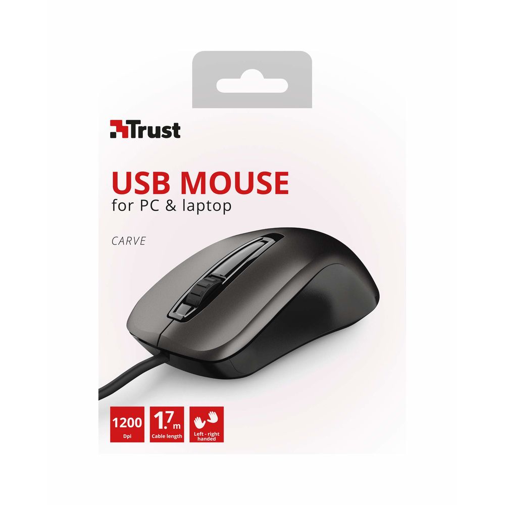Mouse Trust 23733                Negru