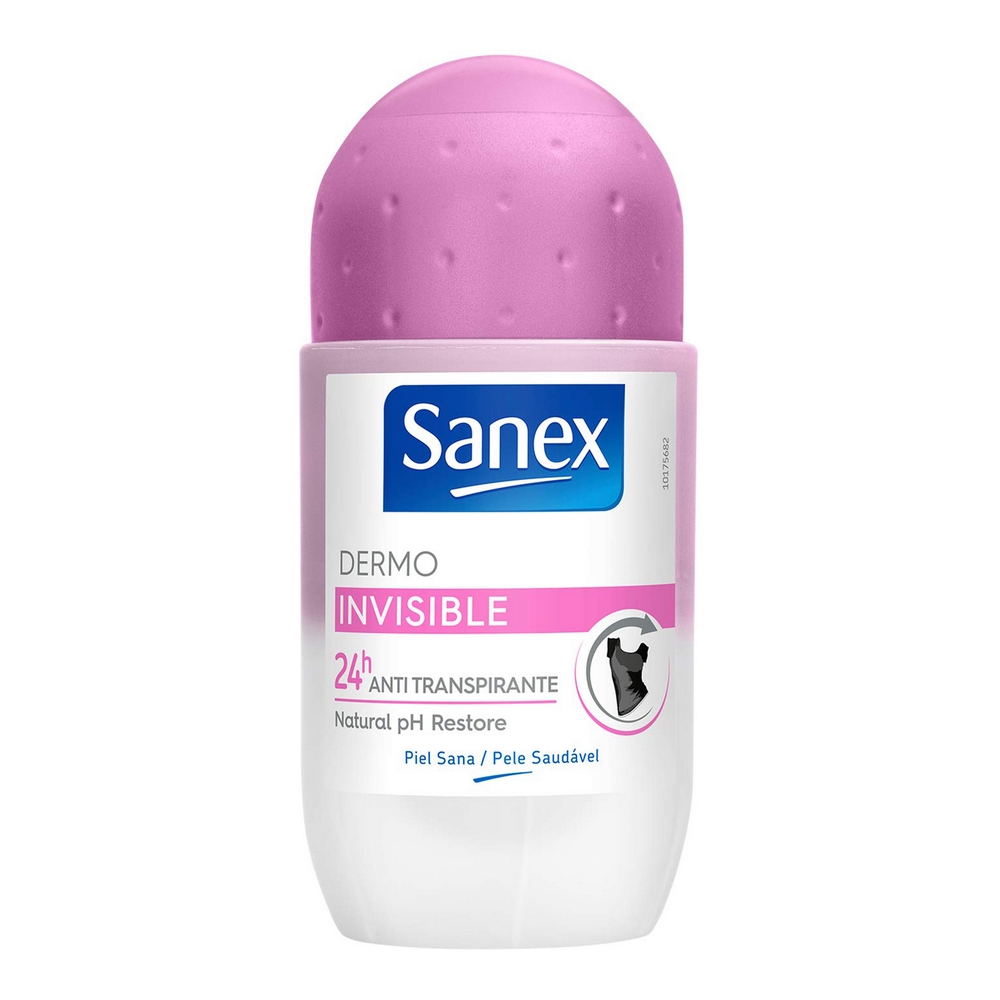 Deodorant Roll-On DERMO INVISIBLE Sanex (45 ml)