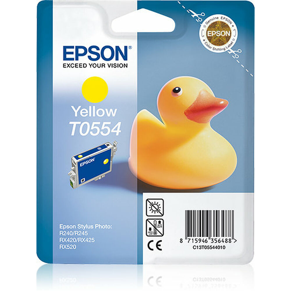 Cartuș cu Cerneală Originală Epson T0554 Galben