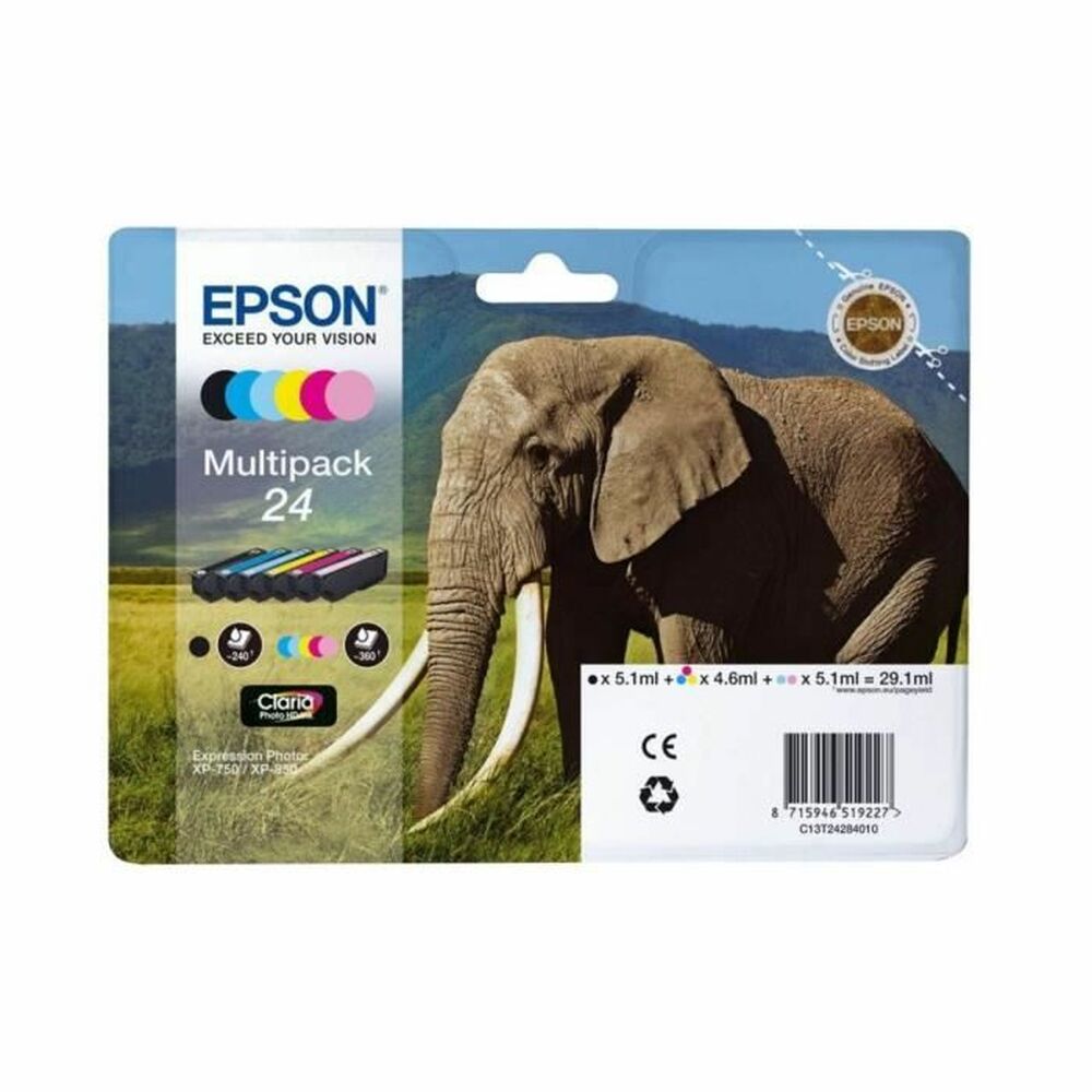 Cartuș cu Cerneală Originală Epson Multipack 24 Negru Galben Cyan Magenta