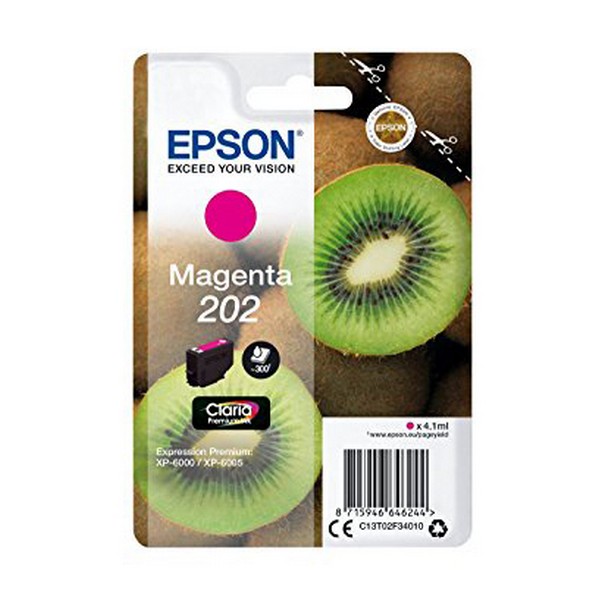 Cartuș cu Cerneală Originală Epson C13T02F (4,1 ml) - Culoare Galben