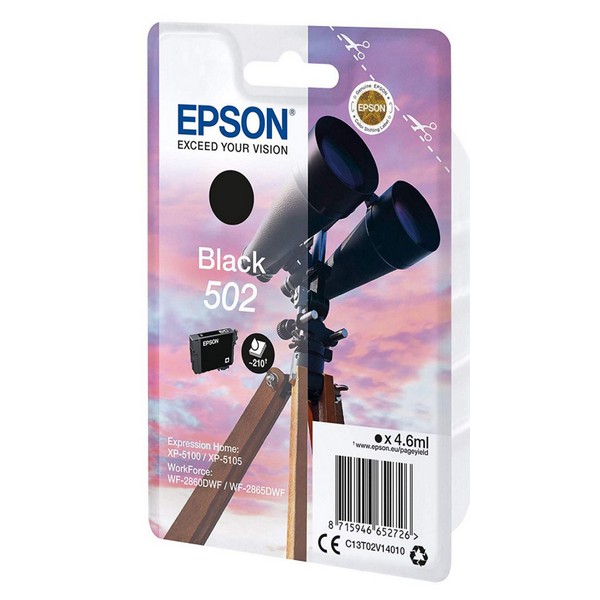 Cartuș cu Cerneală Originală Epson C13T02V - Culoare Galben Capacitate 3,3 ml