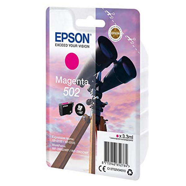 Cartuș cu Cerneală Originală Epson C13T02V - Culoare Galben Capacitate 3,3 ml