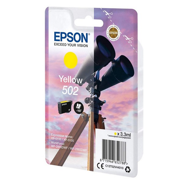 Cartuș cu Cerneală Originală Epson C13T02V - Culoare Turcoaz Capacitate 3,3 ml