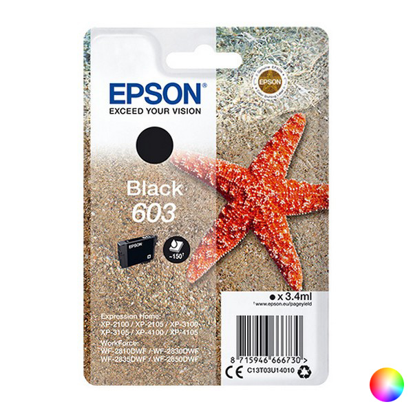 Cartuș cu Cerneală Originală Epson 603 - Culoare Negru