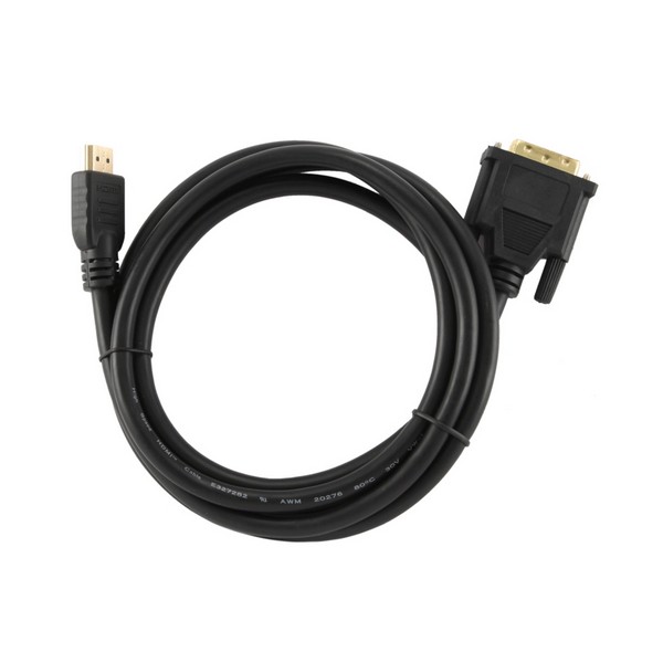 Cablu HDMI la DVI GEMBIRD CC-HDMI-DVI-6 1,8 m Negru