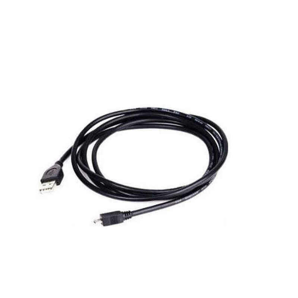 Cablu USB 2.0 A la Micro USB B GEMBIRD (3 m) Negru - Măsură 1,8 m