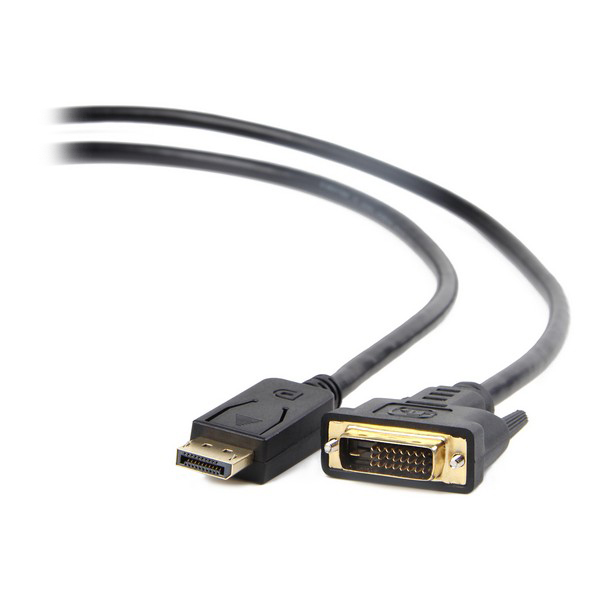 Adaptor DisplayPort la DVI GEMBIRD CC-DPM-DVIM-6 1080 px (1,8 m) Negru